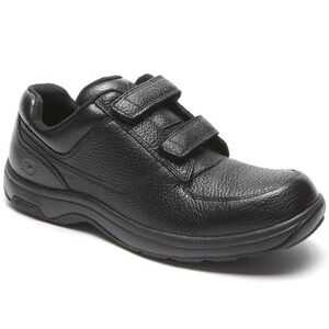 Dunham Black New Balance Winslow‎ Leather Velcro Oxford Sneakers 15 USA